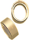 PLAT CAST OVAL BEZEL W/BEARING 6x4mm